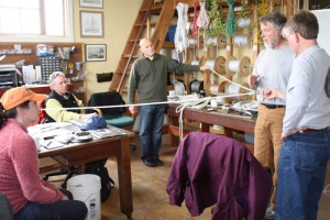 A Rig Your Boat workshop class in the loft in Port Townsend